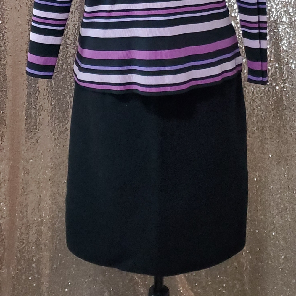 NWT- Casual Corner Black Wool Pencil Skirt